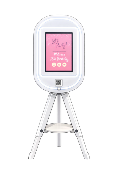 White Vintage Selfie Pod